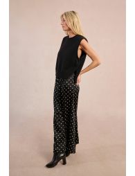 Pull sans manches, boutonné sur les côtés