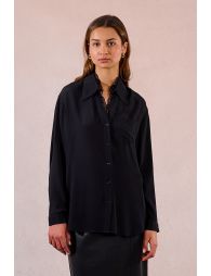 Chemise fluide avec dentelle