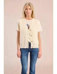 Gilet en maille, sans manches