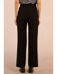 Pantalon flare, taille mi-haute