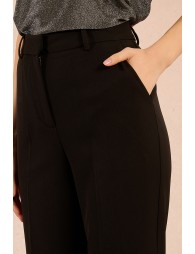 Pantalon flare, taille mi-haute