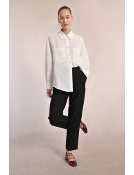 Straight tailored trousers