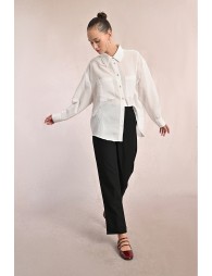 Straight tailored trousers