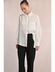 Straight tailored trousers