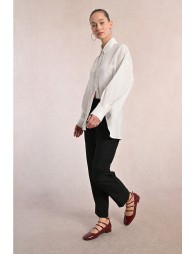 Straight tailored trousers
