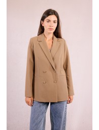 Blazer droit à pinces