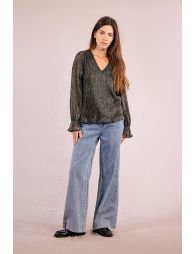 Blouse en Lurex