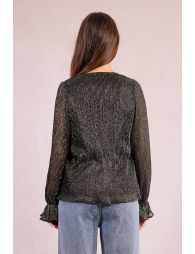 Blouse en Lurex