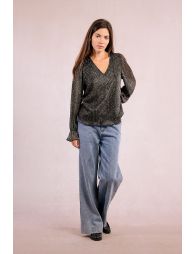 Blouse en Lurex
