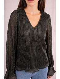 Blouse en Lurex