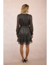 Robe courte en Lurex