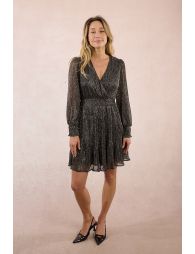 Robe courte en Lurex