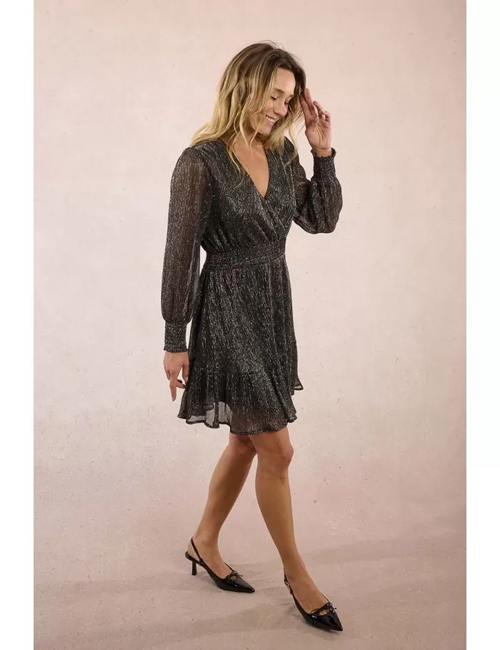 Short Lurex dress