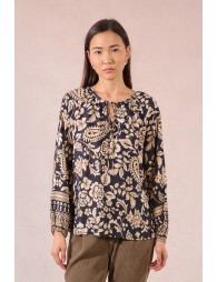 Blusa  de manga larga con estampado