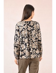 Blusa  de manga larga con estampado