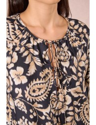 Blusa  de manga larga con estampado