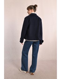 Double-breasted overcoat