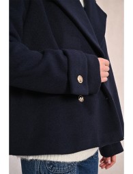 Double-breasted overcoat
