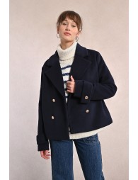 Double-breasted overcoat