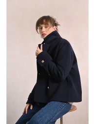 Double-breasted overcoat