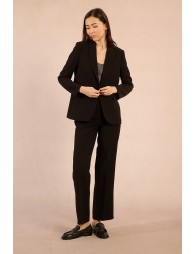 Blazer droit, col tailleur