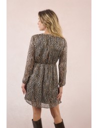 Short dress, animal print