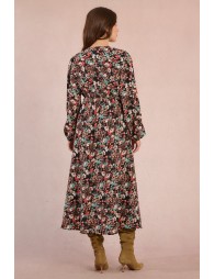 Robe longue imprimé fleuri