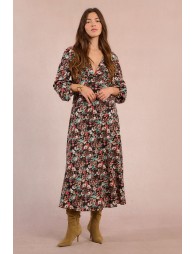 Robe longue imprimé fleuri