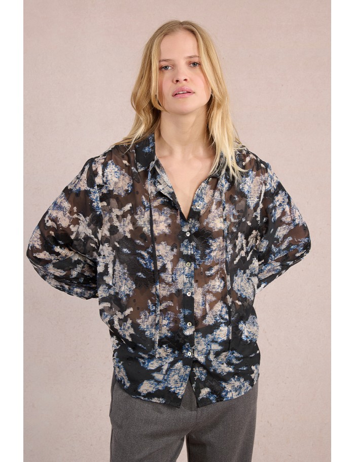 Transparent printed shirt