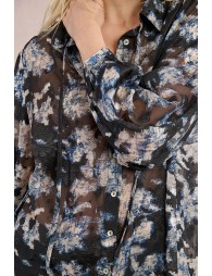 Transparent printed shirt