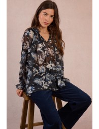 Blusa  de manga larga estampado floral