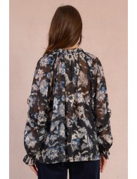 Blusa  de manga larga estampado floral