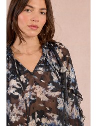 Blusa  de manga larga estampado floral
