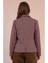 Fitted wool blazer