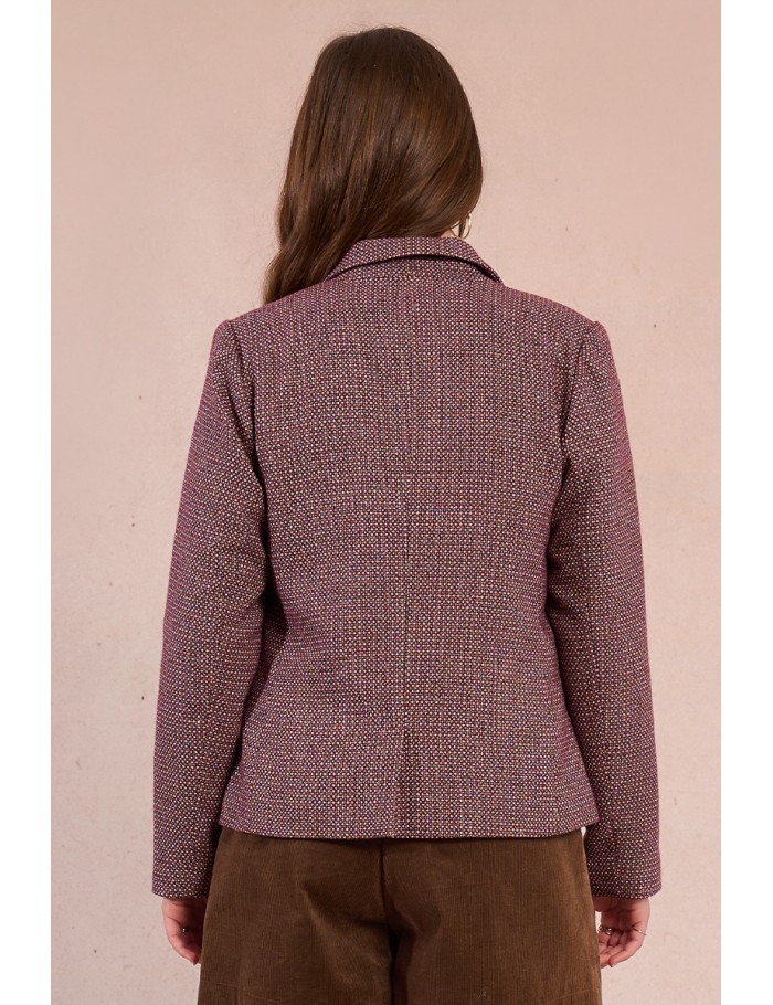 Fitted wool blazer