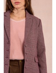 Fitted wool blazer