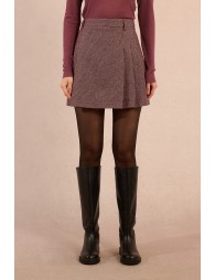 Short pleated skirt
