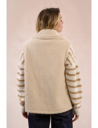 Gilet sans manches, imitation mouton