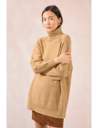Pull oversize en maille et sequins