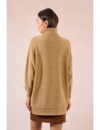 Pull oversize en maille et sequins