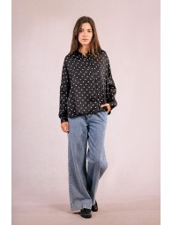 Chemise à pois