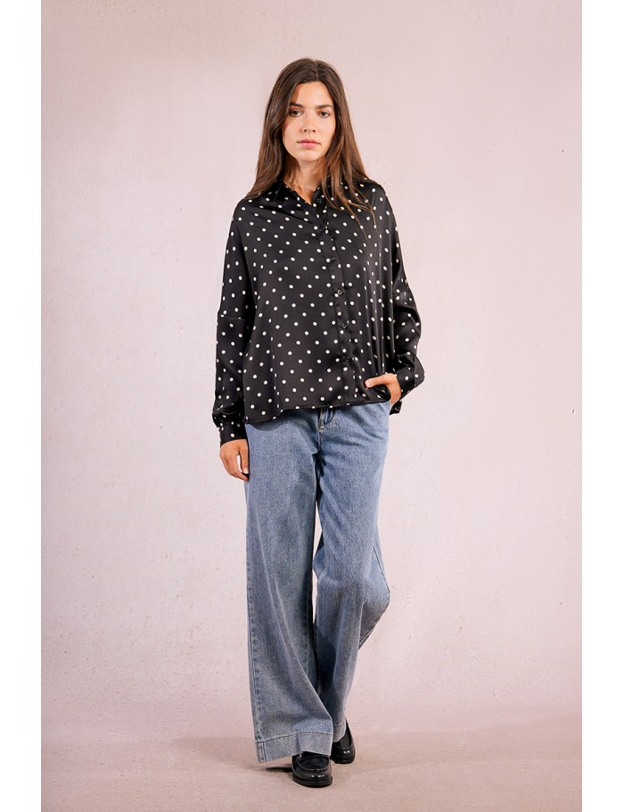 Chemise à pois