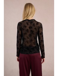 Lace top, transparent