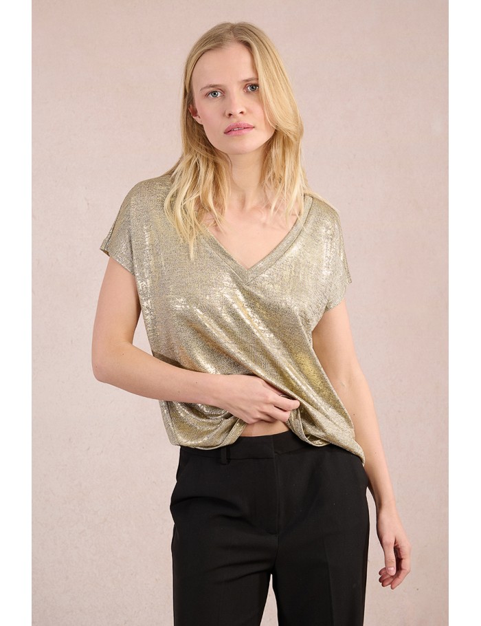 T-shirt métallisée