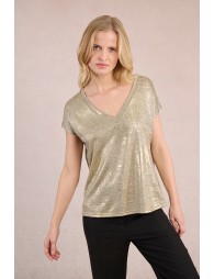 T-shirt métallisée