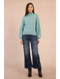 Sequined knit sweater