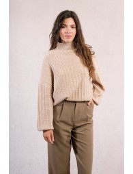 Sequined knit sweater