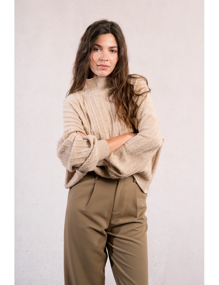 Pull en maille pailletée