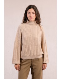 Sequined knit sweater