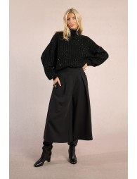 Sequined knit sweater